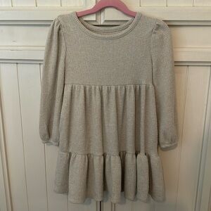 Wheat Jersey Knit Dress